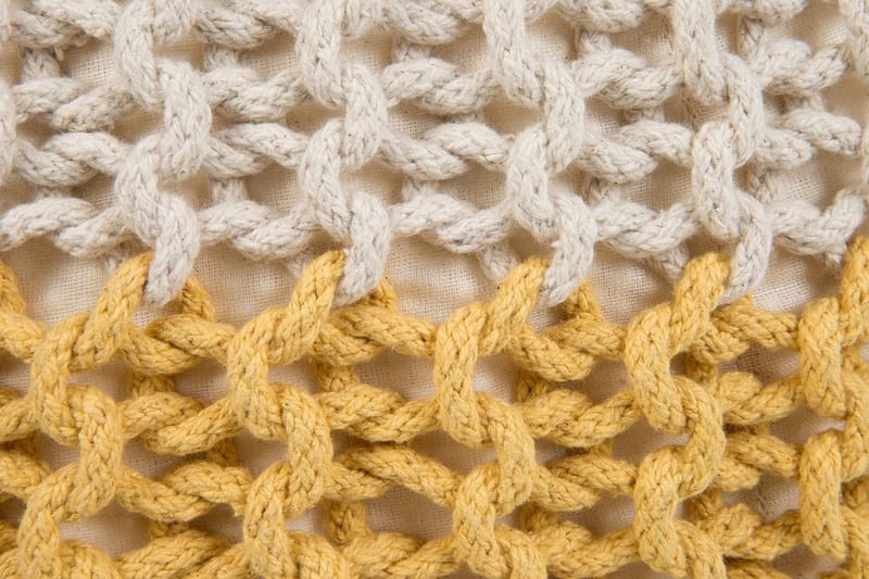 Conrad Sittpuff 50 cm - Gul - Möbler - Vardagsrum - Stolar & sittmöbler - Sittpuff