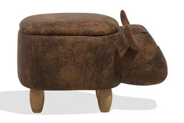 Cow Sittpuff 60 cm - Brun - Möbler - Vardagsrum - Stolar & sittmöbler - Sittpuff
