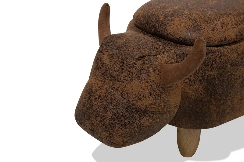 Cow Sittpuff 60 cm - Brun - Möbler - Vardagsrum - Stolar & sittmöbler - Sittpuff