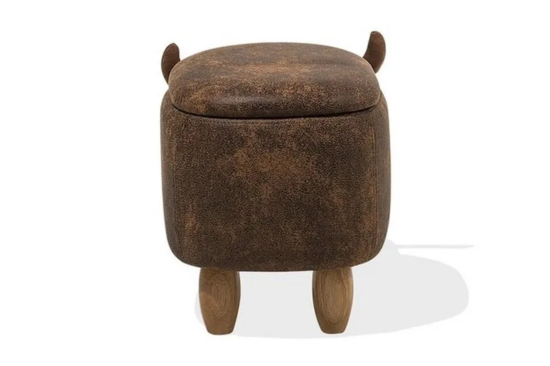 Cow Sittpuff 60 cm - Brun - Möbler - Vardagsrum - Stolar & sittmöbler - Sittpuff