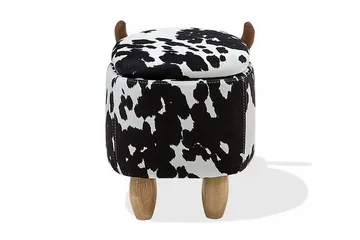 Cow Sittpuff 60 cm - Svart - Möbler - Vardagsrum - Stolar & sittmöbler - Sittpuff