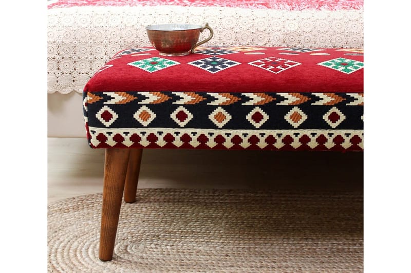 Crossett Sittpuff 91 cm - Röd - Möbler - Vardagsrum - Stolar & sittmöbler - Sittpuff