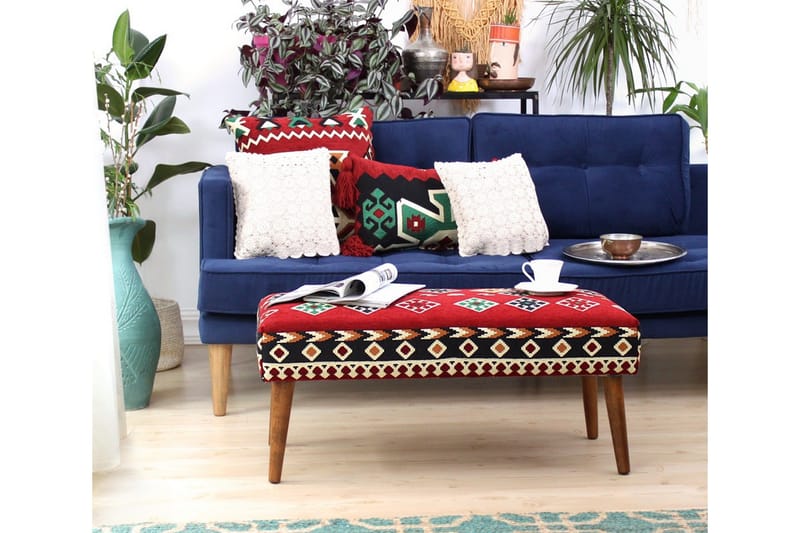 Crossett Sittpuff 91 cm - Röd - Möbler - Vardagsrum - Stolar & sittmöbler - Sittpuff