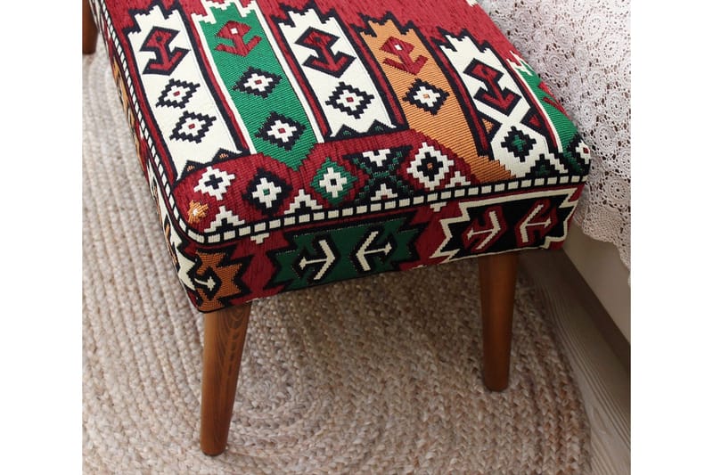 Crossett Sittpuff 91 cm - Röd/Grön - Möbler - Vardagsrum - Stolar & sittmöbler - Sittpuff