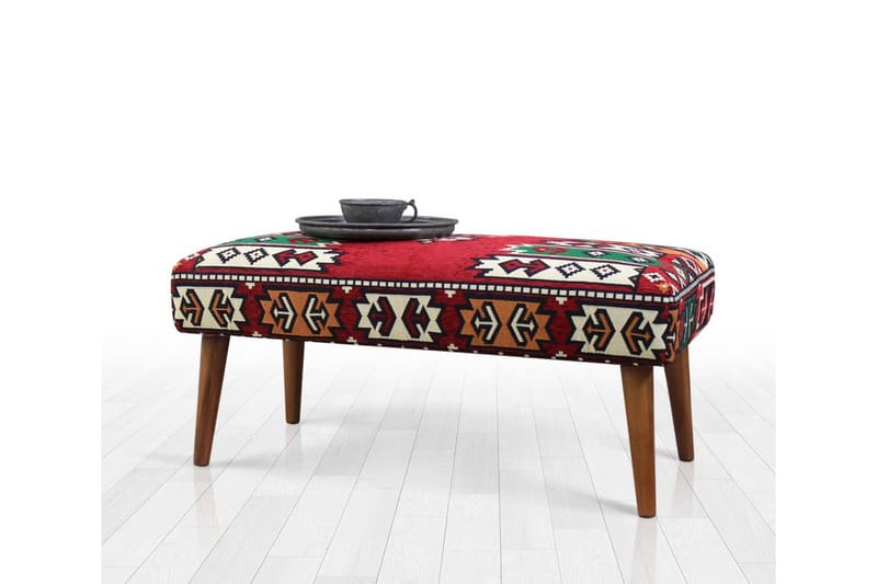 Crossett Sittpuff 91 cm - Röd/Grön - Möbler - Vardagsrum - Stolar & sittmöbler - Sittpuff