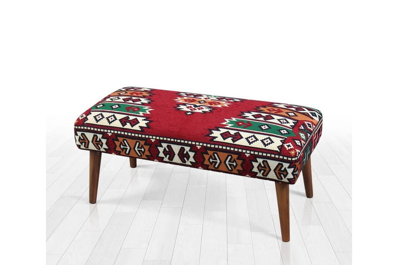 Crossett Sittpuff 91 cm, Röd/Grön