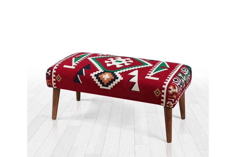 Crossett Sittpuff 91 cm - Röd/Vit - Möbler - Vardagsrum - Stolar & sittmöbler - Sittpuff
