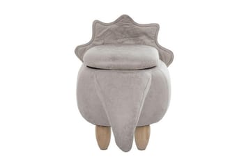 Daesia Sittpuff med Förvaring - Grå - Möbler - Vardagsrum - Stolar & sittmöbler - Sittpuff