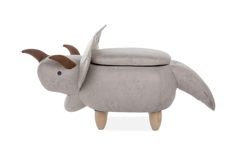 Daesia Sittpuff med Förvaring - Grå - Möbler - Vardagsrum - Stolar & sittmöbler - Sittpuff