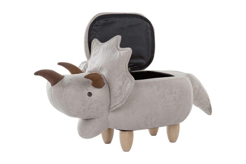 Daesia Sittpuff med Förvaring - Grå - Möbler - Vardagsrum - Stolar & sittmöbler - Sittpuff