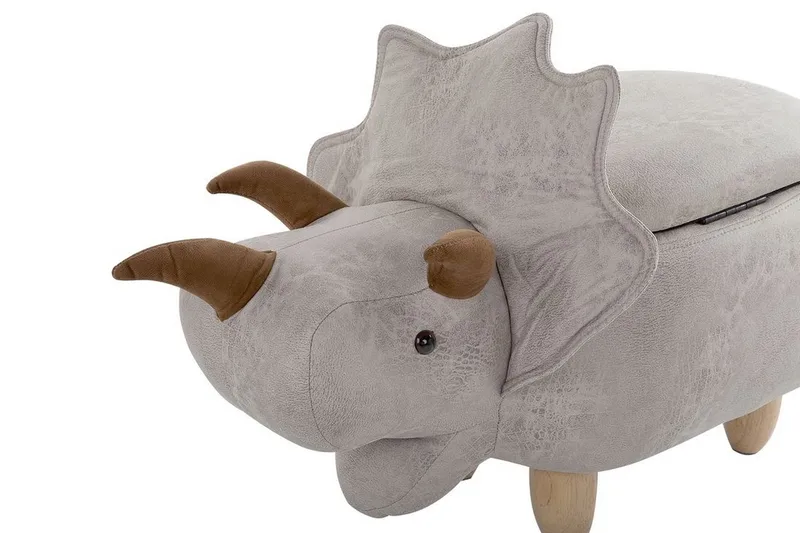 Daesia Sittpuff med Förvaring - Grå - Möbler - Vardagsrum - Stolar & sittmöbler - Sittpuff