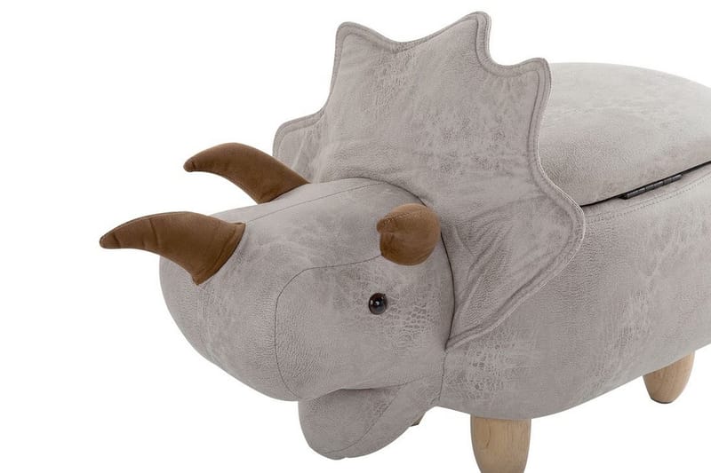 Daesia Sittpuff med Förvaring - Grå - Möbler - Vardagsrum - Stolar & sittmöbler - Sittpuff