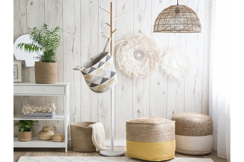 Dalama Sittpuff 46 cm - Beige - Möbler - Vardagsrum - Stolar & sittmöbler - Sittpuff