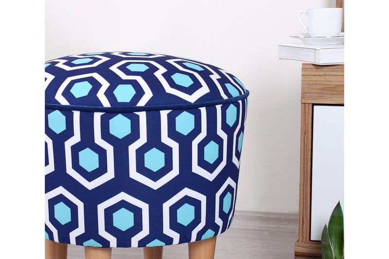 Debesis Sittpuff 42 cm - Blå - Möbler - Vardagsrum - Stolar & sittmöbler - Sittpuff