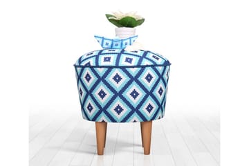Debesis Sittpuff 42 cm - Ljusblå - Möbler - Vardagsrum - Stolar & sittmöbler - Sittpuff