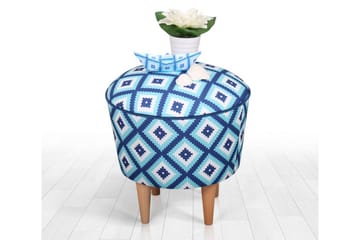 Debesis Sittpuff 42 cm - Ljusblå - Möbler - Vardagsrum - Stolar & sittmöbler - Sittpuff