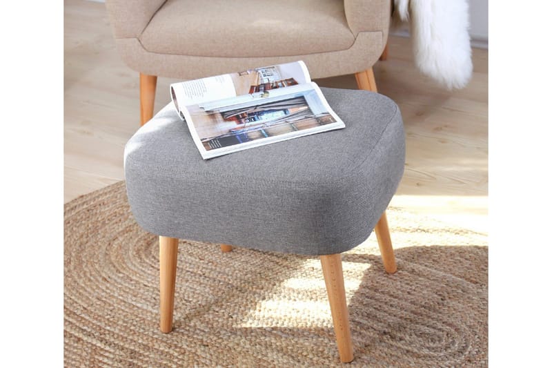 Demopolis Sittpuff 50 cm - Grå - Möbler - Vardagsrum - Stolar & sittmöbler - Sittpuff