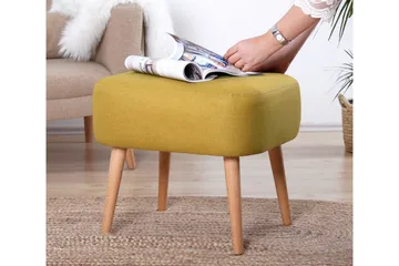 Demopolis Sittpuff 50 cm - Gul - Möbler - Vardagsrum - Stolar & sittmöbler - Sittpuff