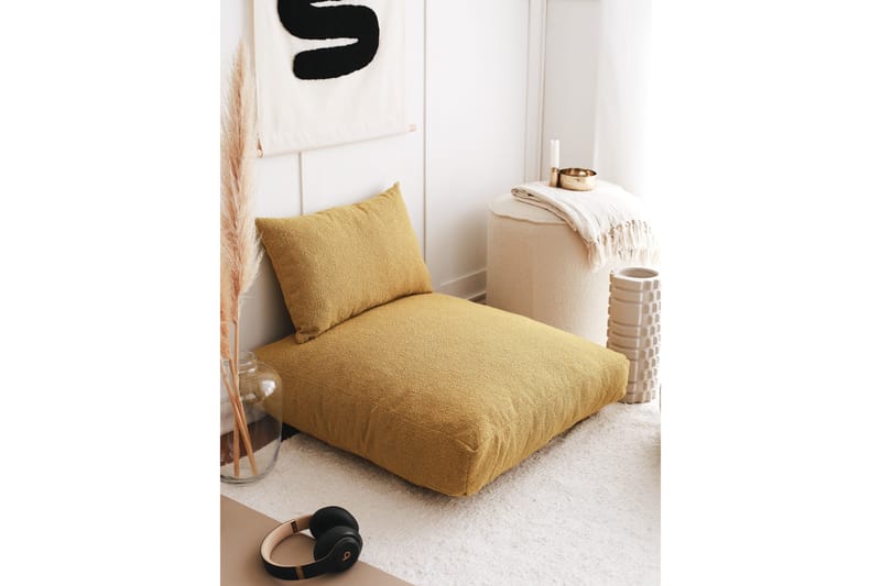 Dokuma Sittpuff 70 cm Senap - Möbler - Vardagsrum - Stolar & sittmöbler - Sittpuff
