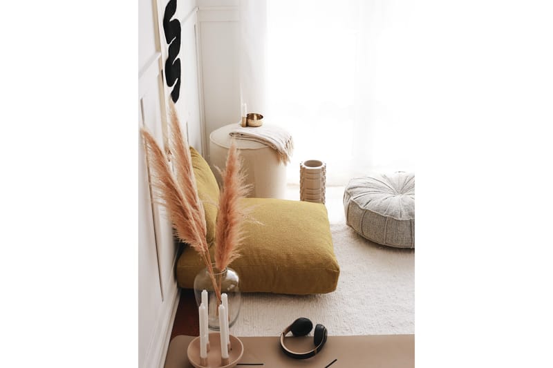 Dokuma Sittpuff 70 cm Senap - Möbler - Vardagsrum - Stolar & sittmöbler - Sittpuff