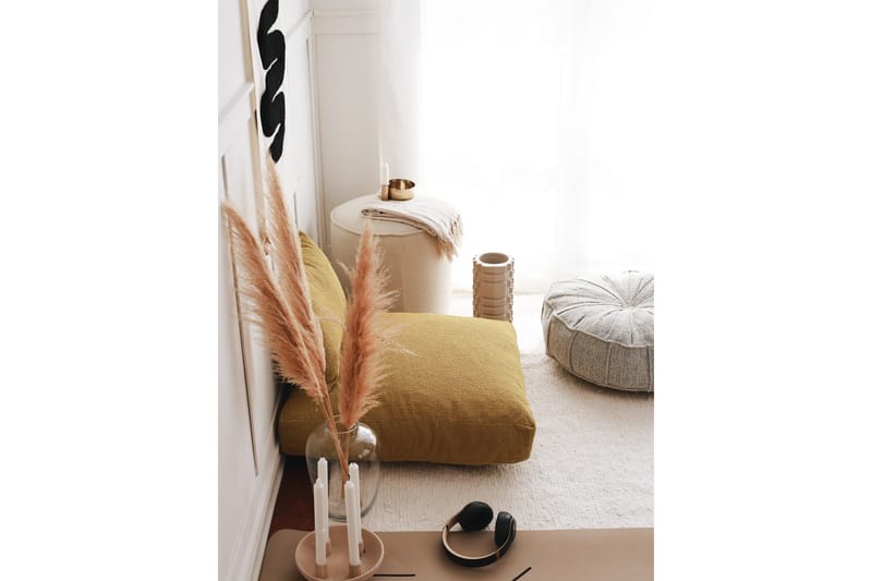 Dokuma Sittpuff 70 cm - Senap - Möbler - Vardagsrum - Stolar & sittmöbler - Sittpuff