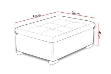 Dynir Sittpuff - Grön/Sammet - Möbler - Vardagsrum - Stolar & sittmöbler - Sittpuff