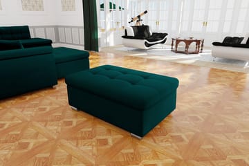 Dynir Sittpuff - Grön/Sammet - Möbler - Vardagsrum - Stolar & sittmöbler - Sittpuff