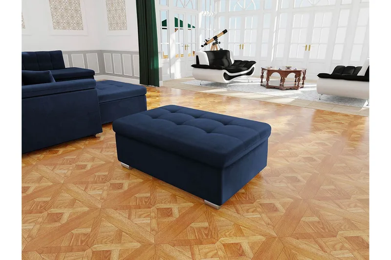 Dynir Puff - Blå - Möbler - Vardagsrum - Stolar & sittmöbler - Sittpuff