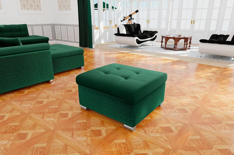 Dynir Puff - Grön - Möbler - Vardagsrum - Stolar & sittmöbler - Sittpuff