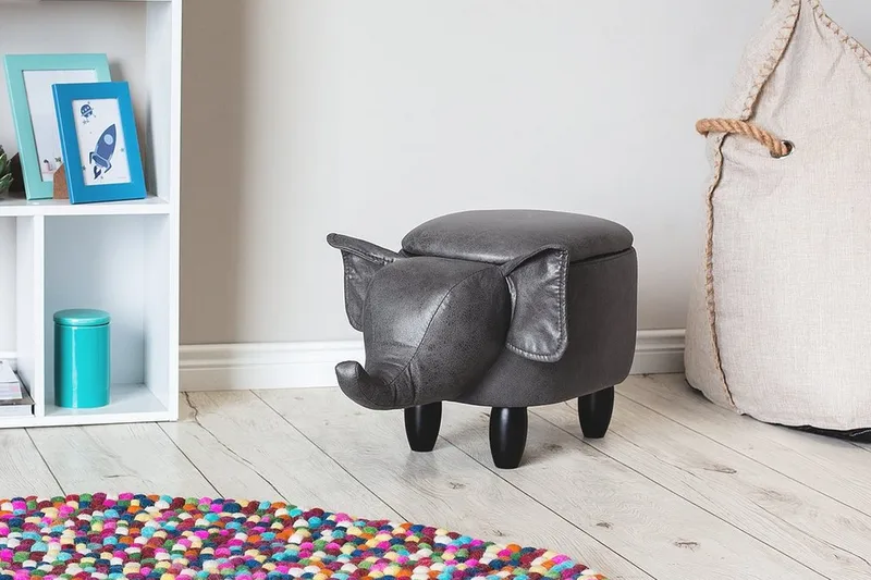 Elephant Sittpuff 70 cm - Grå - Möbler - Vardagsrum - Stolar & sittmöbler - Sittpuff