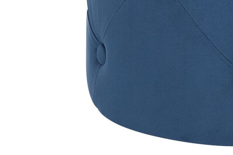 Emmerlyn Sittpuff Sammet - Blå - Möbler - Vardagsrum - Stolar & sittmöbler - Sittpuff