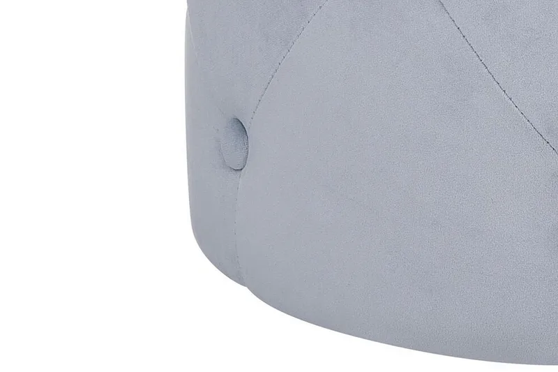 Emmerlyn Sittpuff Sammet - Grå - Möbler - Vardagsrum - Stolar & sittmöbler - Sittpuff