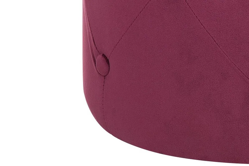 Emmerlyn Sittpuff Sammet - Röd - Möbler - Vardagsrum - Stolar & sittmöbler - Sittpuff