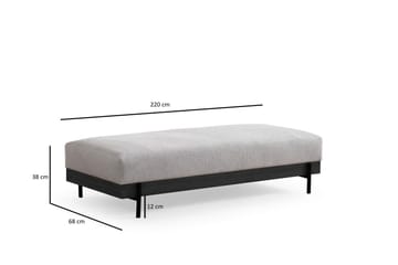 Eti Sittpuff 68 cm - Grå - Möbler - Vardagsrum - Stolar & sittmöbler - Sittpuff