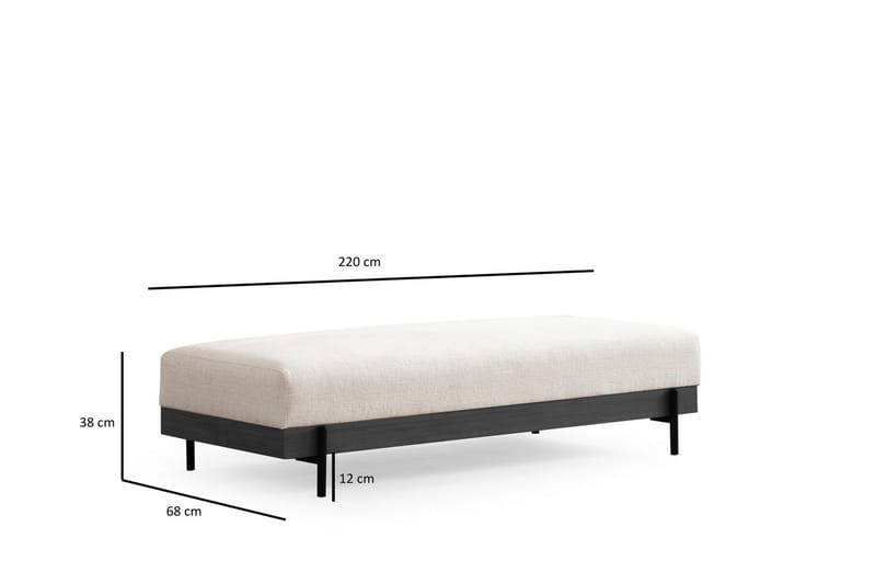 Eti Sittpuff 68 cm - Vit - Möbler - Vardagsrum - Stolar & sittmöbler - Sittpuff