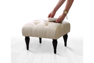 Frankfort Sittpuff 51 cm - Beige - Möbler - Vardagsrum - Stolar & sittmöbler - Sittpuff
