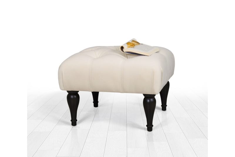 Frankfort Sittpuff 51 cm - Beige - Möbler - Vardagsrum - Stolar & sittmöbler - Sittpuff