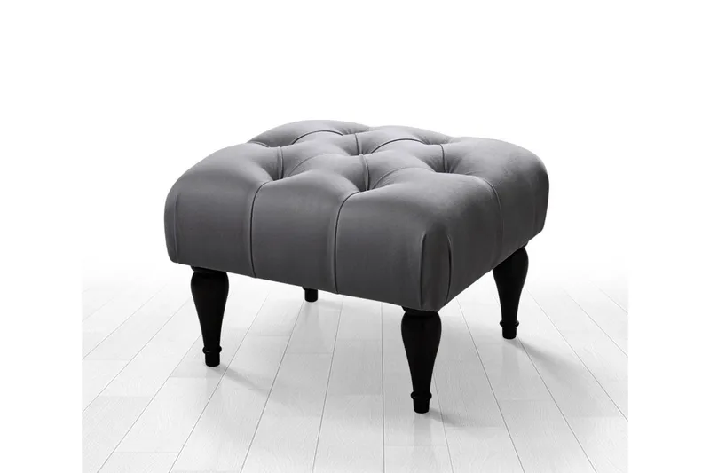 Frankfort Sittpuff 51 cm - Grå - Möbler - Vardagsrum - Stolar & sittmöbler - Sittpuff