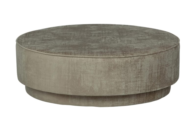 GALAXA Sittpuff Stor Sammet Beige - Beige - Sittpuff