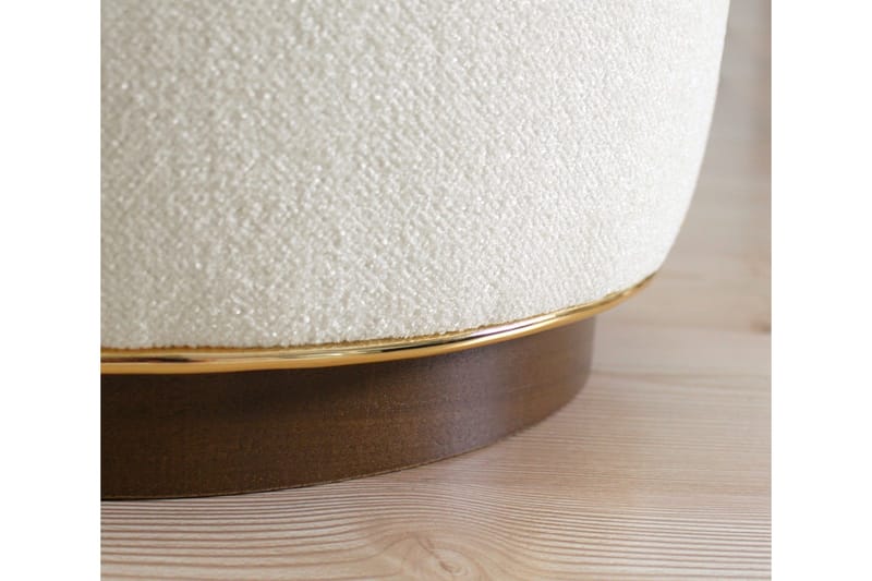 Galena Sittpuff 42 cm - Beige - Möbler - Vardagsrum - Stolar & sittmöbler - Sittpuff