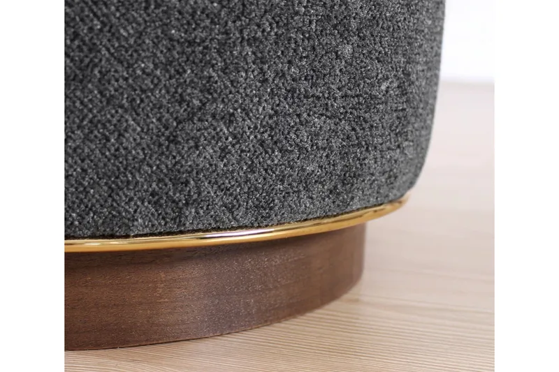 Galena Sittpuff 42 cm - Grå - Möbler - Vardagsrum - Stolar & sittmöbler - Sittpuff