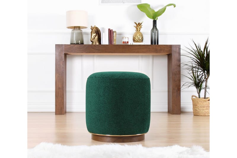 Galena Sittpuff 42 cm - Mörkgrön - Möbler - Vardagsrum - Stolar & sittmöbler - Sittpuff