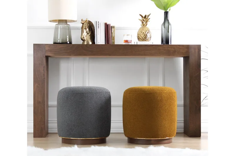 Galena Sittpuff 42 cm - Olivgrön - Möbler - Vardagsrum - Stolar & sittmöbler - Sittpuff