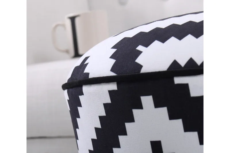 Galesburg Sittpuff 42 cm - Svart - Möbler - Vardagsrum - Stolar & sittmöbler - Sittpuff