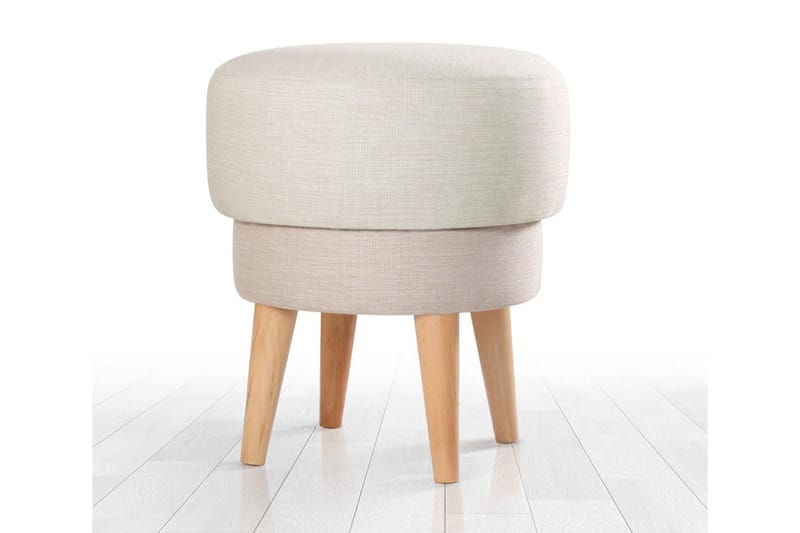 Giovas Sittpuff 47 cm - Cream - Möbler - Vardagsrum - Stolar & sittmöbler - Sittpuff