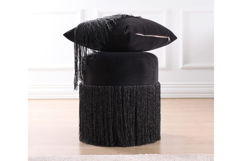 Glassboro Sittpuff 40 cm - Svart - Möbler - Vardagsrum - Stolar & sittmöbler - Sittpuff