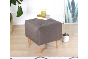 Grants Sittpuff 43 cm - Brun - Möbler - Vardagsrum - Stolar & sittmöbler - Sittpuff
