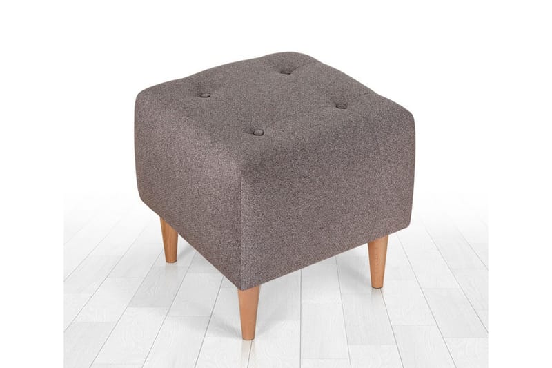 Grants Sittpuff 43 cm - Brun - Möbler - Vardagsrum - Stolar & sittmöbler - Sittpuff