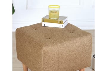 Grants Sittpuff 43 cm - Guld - Möbler - Vardagsrum - Stolar & sittmöbler - Sittpuff