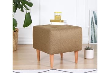 Grants Sittpuff 43 cm - Guld - Möbler - Vardagsrum - Stolar & sittmöbler - Sittpuff